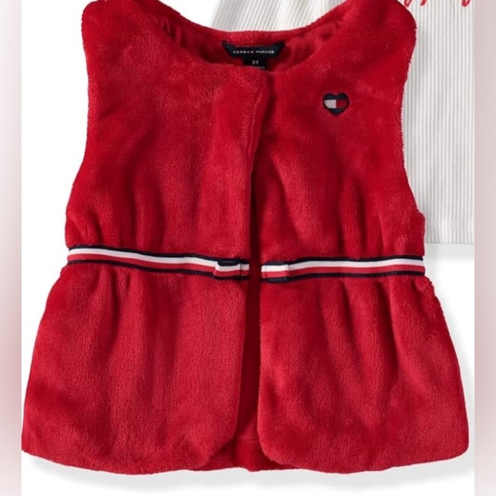 Tommy Hilfiger Red Kids Vest size 6
